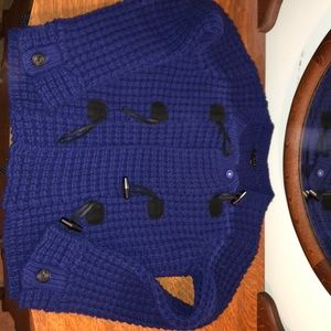 Stunning theory cable knit toggle sweater